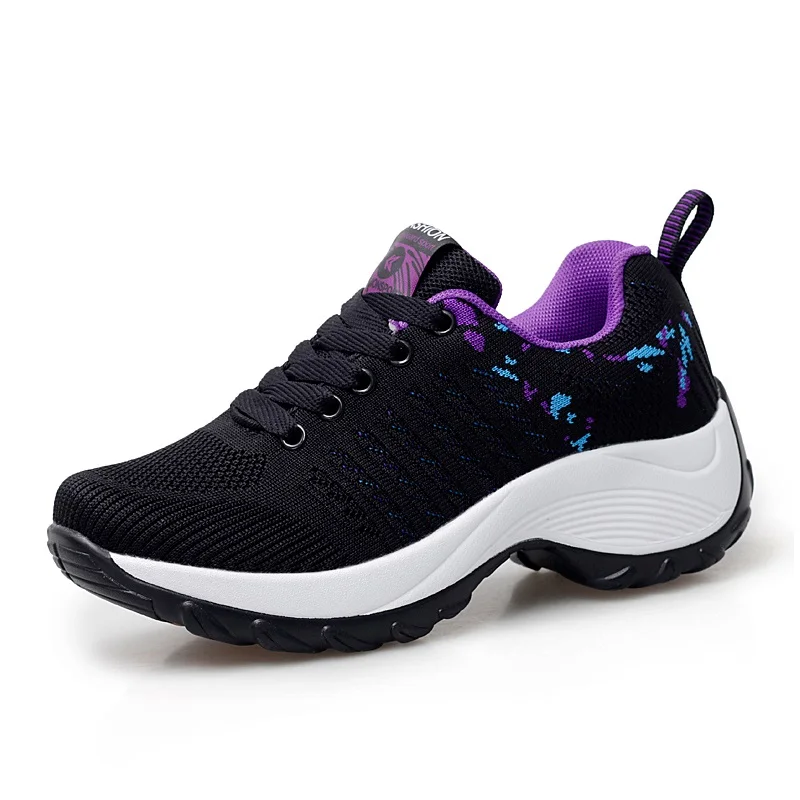 

2019 New Arrival Spring women Shoes Woman flat platform shoes Lightweight Breathable ladies Casual Sneakers zapatos de mujer 41