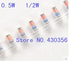 200pcs LL34 1/2W Zener diode ZMM2V ZMM2V2 ZMM2V4 ZMM2V7 ZMM3V ZMM3V3 ZMM3V6 ZMM3V9 ZMM4V3 ZMM4V7 ZMM5V1 ZMM5V6 ZMM6V2 ZMM6V8