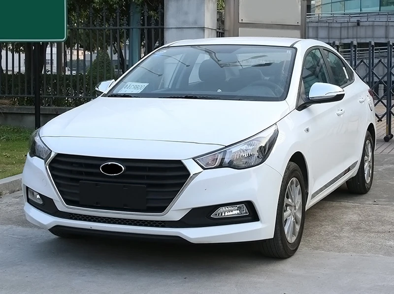 ABS хромированное внешнее зеркало заднего вида дефлектор отделка 2 шт. для hyundai VERNA Solaris Accent