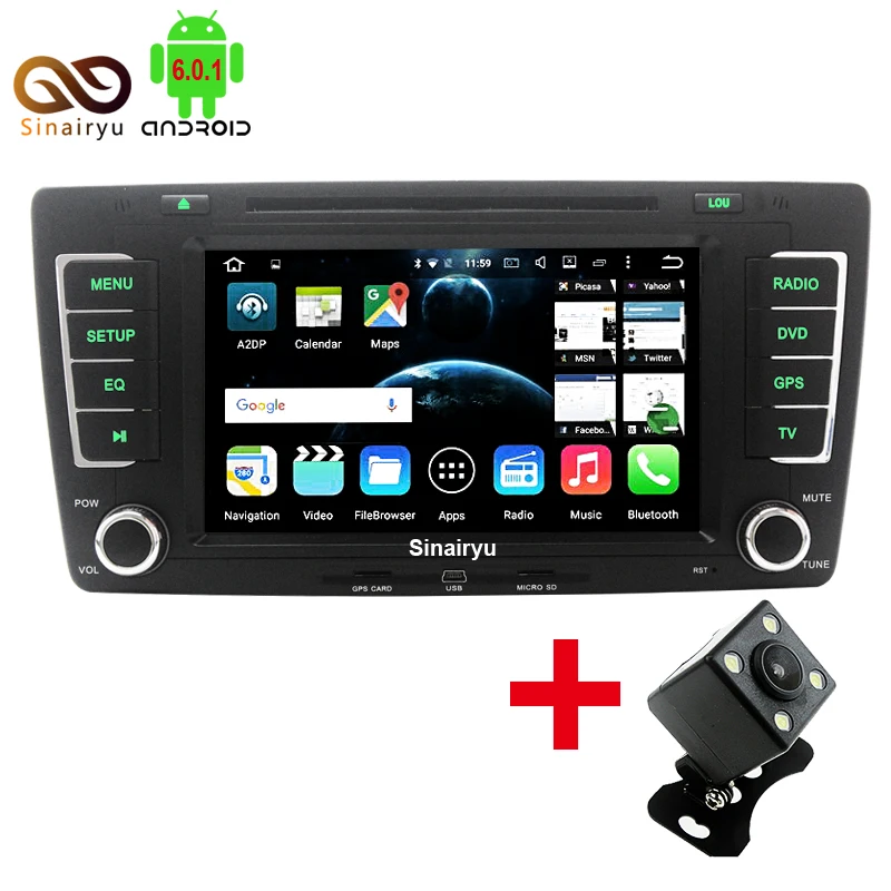 1024X600 Octa Core Android 6 0 1 font b Car b font DVD Player font b