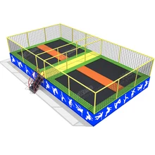 4 в 1 крытый Батутный Парк фитнес батут YLW-BT190622