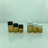 100pcs/lot 1ml 2ml 3ml 5ml Essential Oil Bottles Small Amber & Transparent Glass Sample Vials with orifice ► Photo 3/6