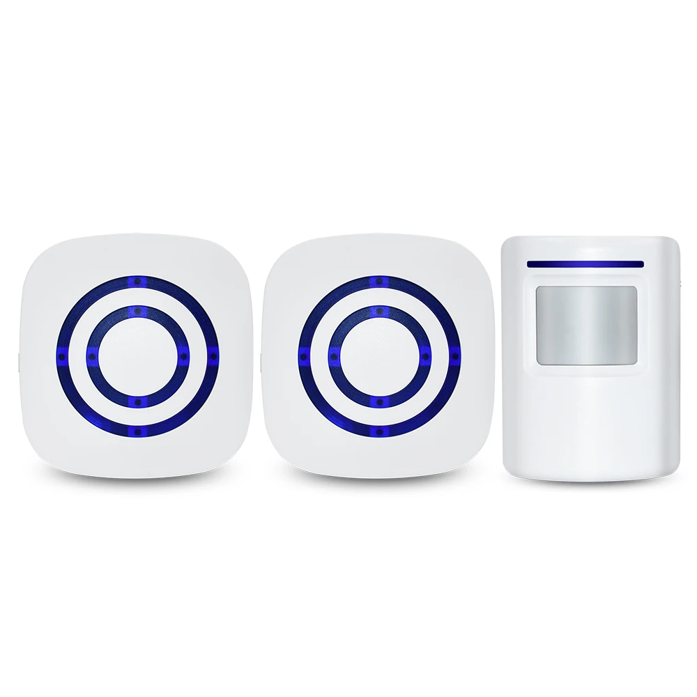 

Wireless Waterproof Doorbell Infrared Sensor Doorbell Shop Store Welcome Door Bells Modern Home Sensor Door Bell