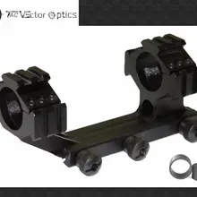 Векторная оптика тактический 30 мм цельный консольный Пикатинни Крепление со встроенным двойным кольцом 1 дюйм адаптер для 25 мм прицелов