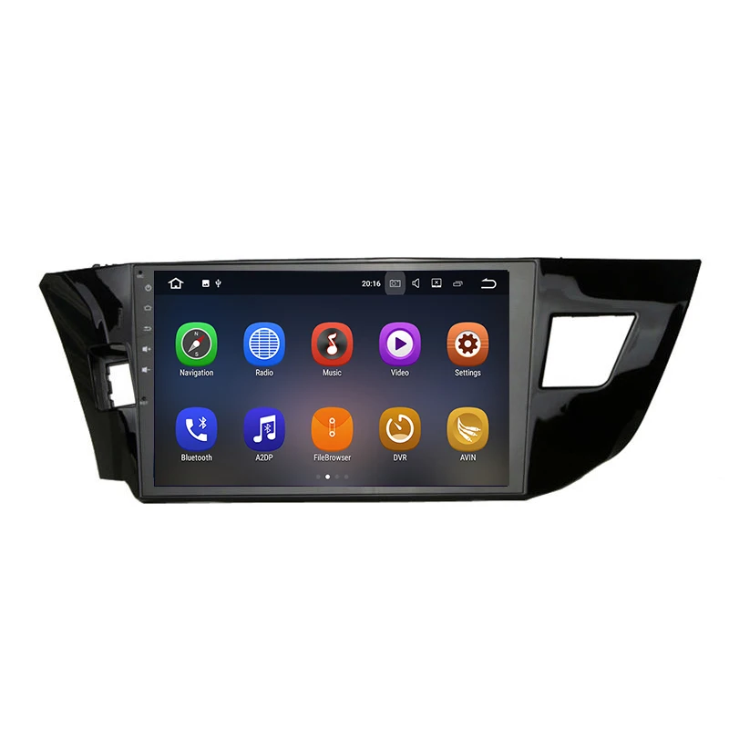 Aoluoya 2 ГБ Оперативная память 4 ядра Android 7 1 автомобиль DVD gps навигации для Toyota Corolla 2014