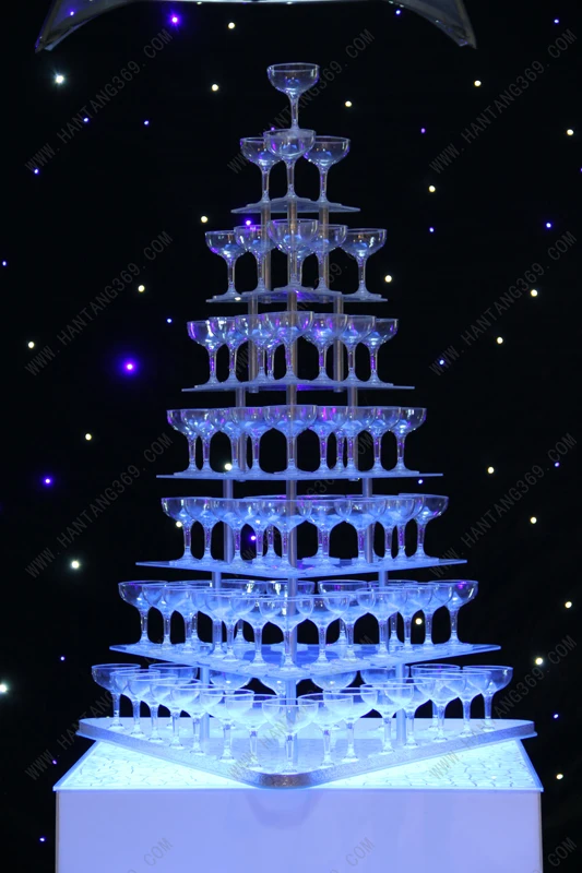 

Seven tiers arcrylic champagne tower Acrylic Goblet/Cup/Red Wineglass/Champagne tower For Wedding/Party Decoration