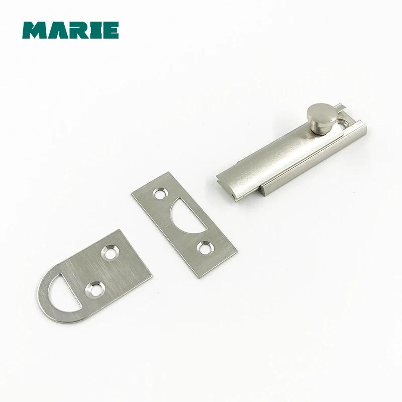 Top Selling Brass Doors Slide Latch Lock Bolt Latch Barrel Home Gate Safety Hardware Screws