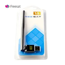 FREESAT USB WiFi With Antenna Work For Freesat V7 V8 Series Digital Satellite Receivers For TV Set Top Box Stable Signal