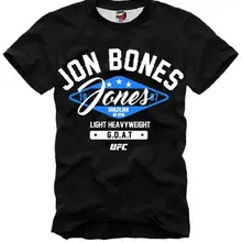 Мужская забавная футболка JON BONES JONES MMA JIU JITSU MUAY THAI GOAT 4225DTG