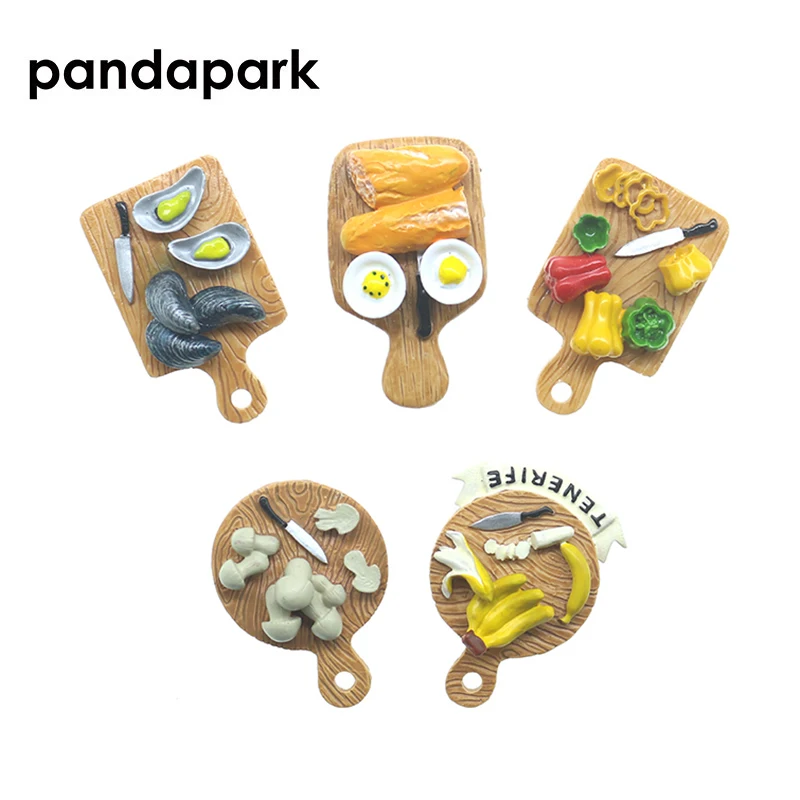 PANDAPARK 3D искусственный магнит на холодильник из смолы сувенирный кухонный