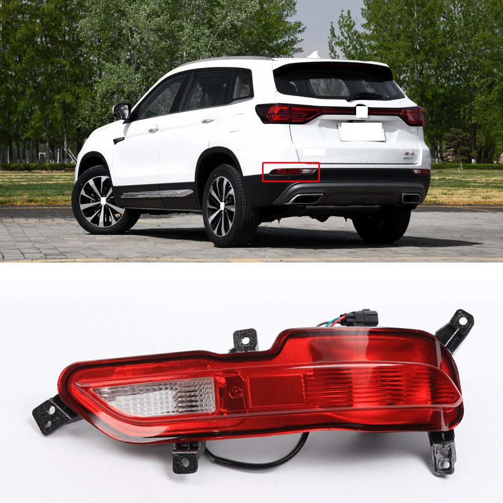 

CAPQX For CHANGAN CS75 2018 Rear Bumper Brake Light Reflector Taillight Fog Light Parking Lamp Stop Warning light