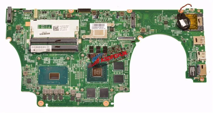 Оригинальный Для Dell Inspiron 7559 Материнская плата ноутбука w/ i7 6700HQ 2 6 ГГц Процессор