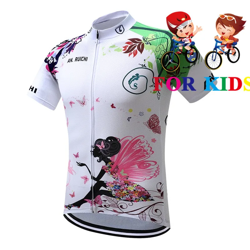 2019 الصيف الأطفال فتاة الدراجة ملابس ركوب قصيرة الدراجات جيرسي الاطفال الطريق دراجة ملابس رياضية روبا ciclismo هومبر