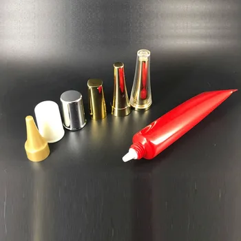 

50pcs 20g Refillable Empty Cosmetic Eye cream Tubes soft Balm red Cosmetic Containers Makeup