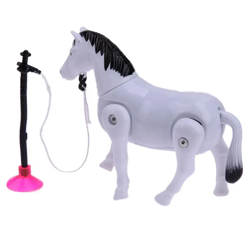 Творческий Электрический вокруг ворса круг игрушечная лошадь вращающийся вокруг подарки Детские Развивающие игрушки для обучения