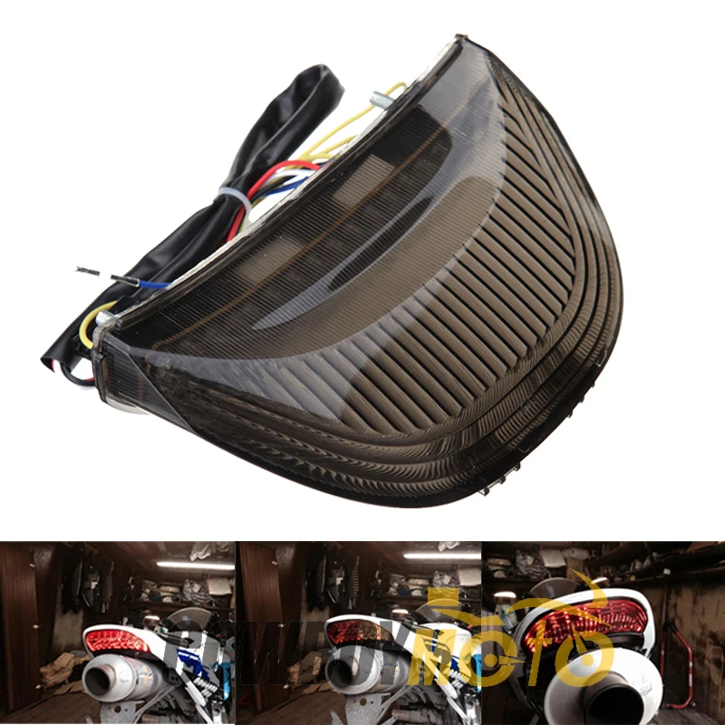 Smoke Integrated LED TailLight Tail light Turn Signals For Honda CBR