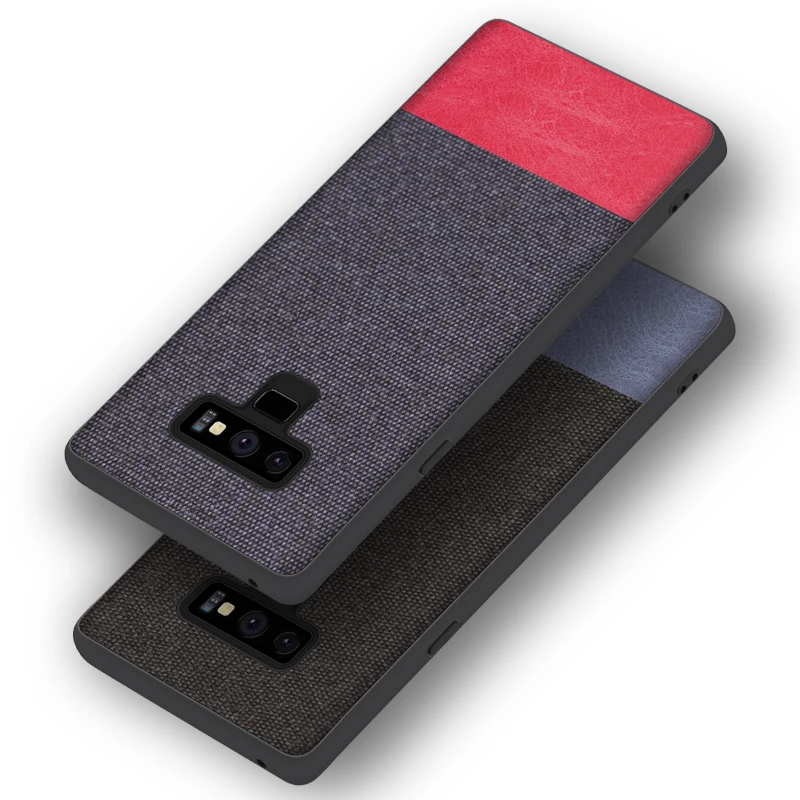

Phone Case For Samsung Note 9 8 Case Cover Shockproof Original Luxury Brand Cloth Case For Samsung Galaxy Note 9 8 Ultra Thin