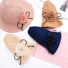 Женские головные уборы с цветочным декором, повседневные, Chapeau Femme Ete, лаконичные, универсальные, одноцветные бейсболки, складная Солнцезащитная шляпа