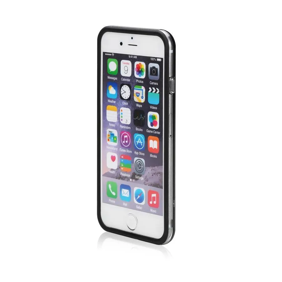 Сплошной цвет+ прозрачный ТПУ резиновый бампер рамка для iPhone 7 8 Plus 5 5S SE 6 6S