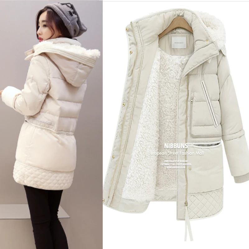Pandapang Girl Hooded Warm Down Bubble Zip-Front Winter Parkas Coats Jacket