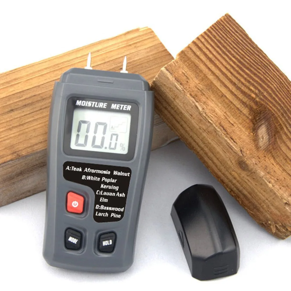MT-10 Large-screen LCD Digital Wood Humidity Meter Moisture Tester Range 0~99.9% & Backlight | Инструменты