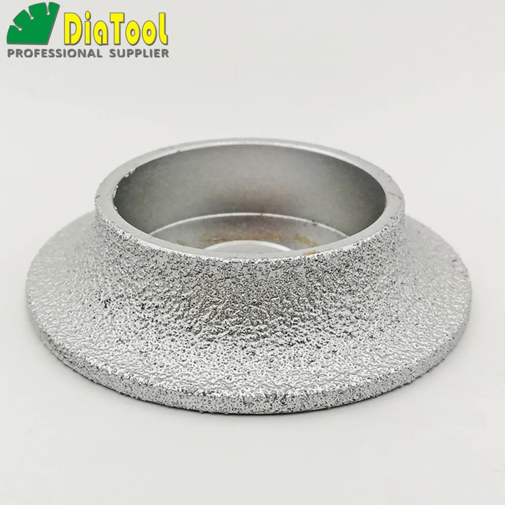 DIATOOL 1/4 круглое колесо ручного профиля вакуумное паяное алмазное шлифовальное