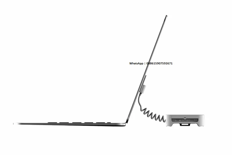 W806 пульт дистанционного управления ноутбук 6 портов USB сигнализация компьютер ПК Противоугонный кабель безопасности с наклейки для блокнота