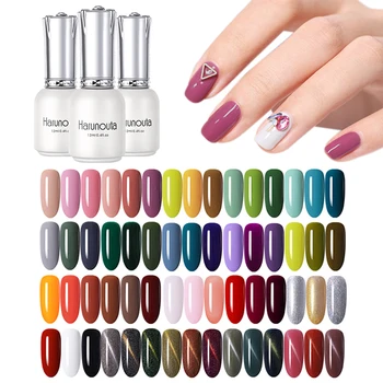 

Harunouta 3 Colors/Set Nail Art Design 12ml Soak Off Enamel Gel Polish UV Gel Nail Polish varnish Varnish