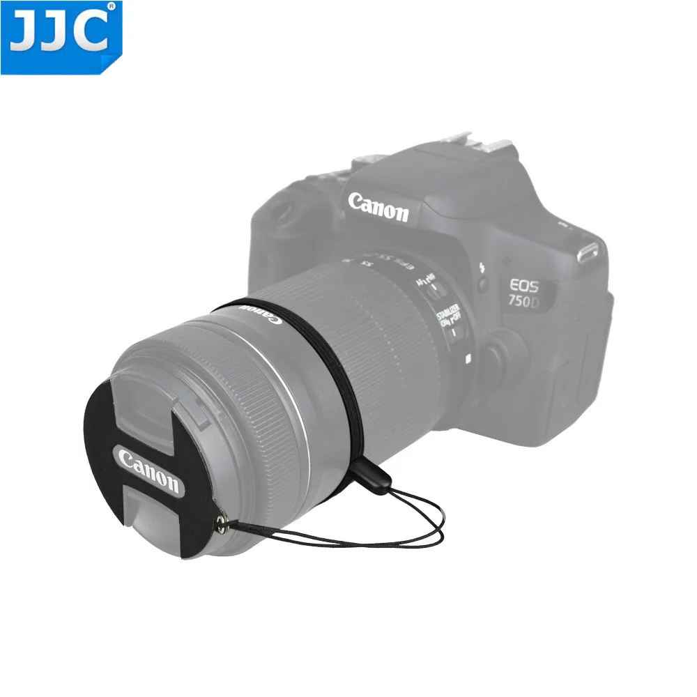 JJC Камера объектив Кепки держатель натуральная кожа Хранитель клип для Canon PowerShot G1X Mark III 37 мм/E-49/ e-52II/E-55/E-58II Кепки s