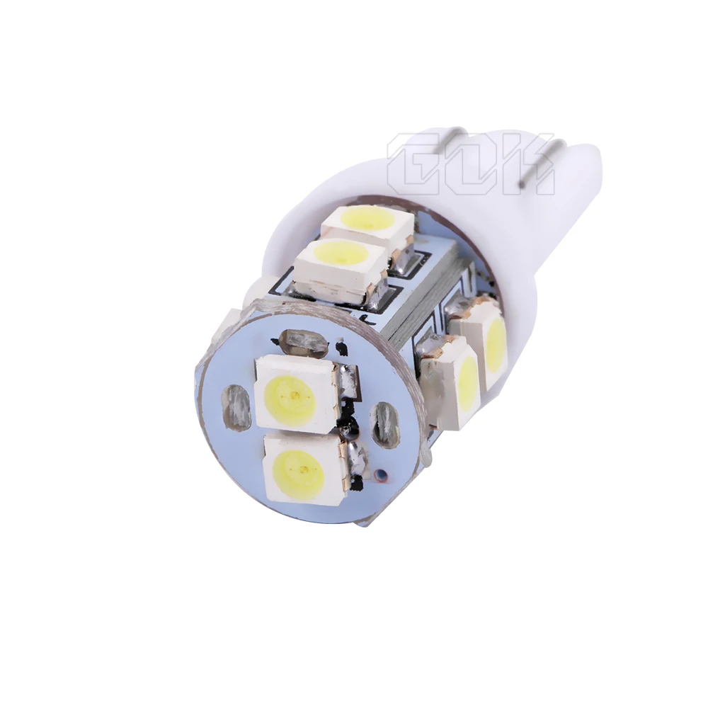 100 шт. T10 10SMD светодиодный 3528 1210 smd w5w t10 10 светодиодный Автомобильный светодиодный свет w5w t10 светодиодный автомобильные лампы клиновидный для салона автомобиля-Стайлинг