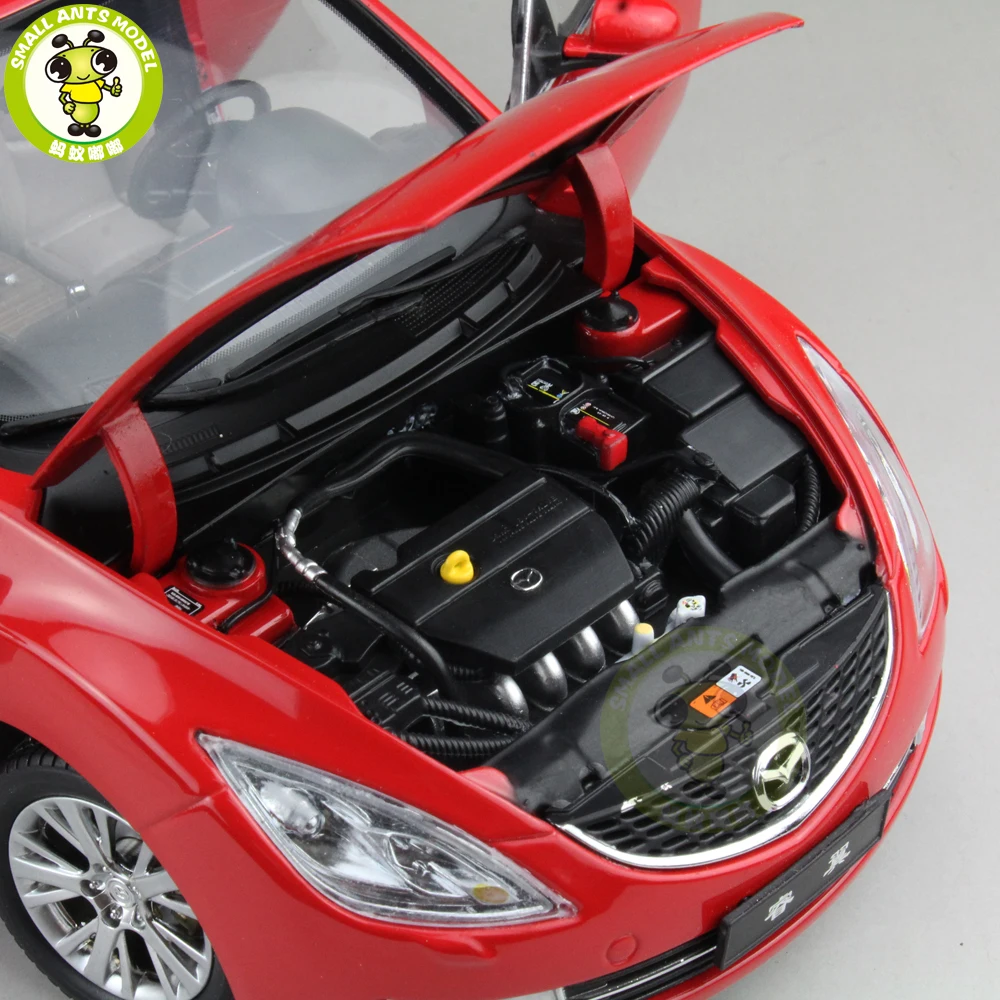 1/18 Mazda 6 седан литая под давлением металлическая модель автомобиля игрушка мальчик девочка Коллекция подарков красный