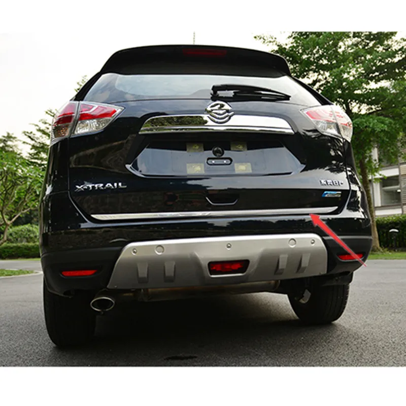 Автомобильный багажник дверь отделка полоса внешняя наклейка подходит для NISSAN