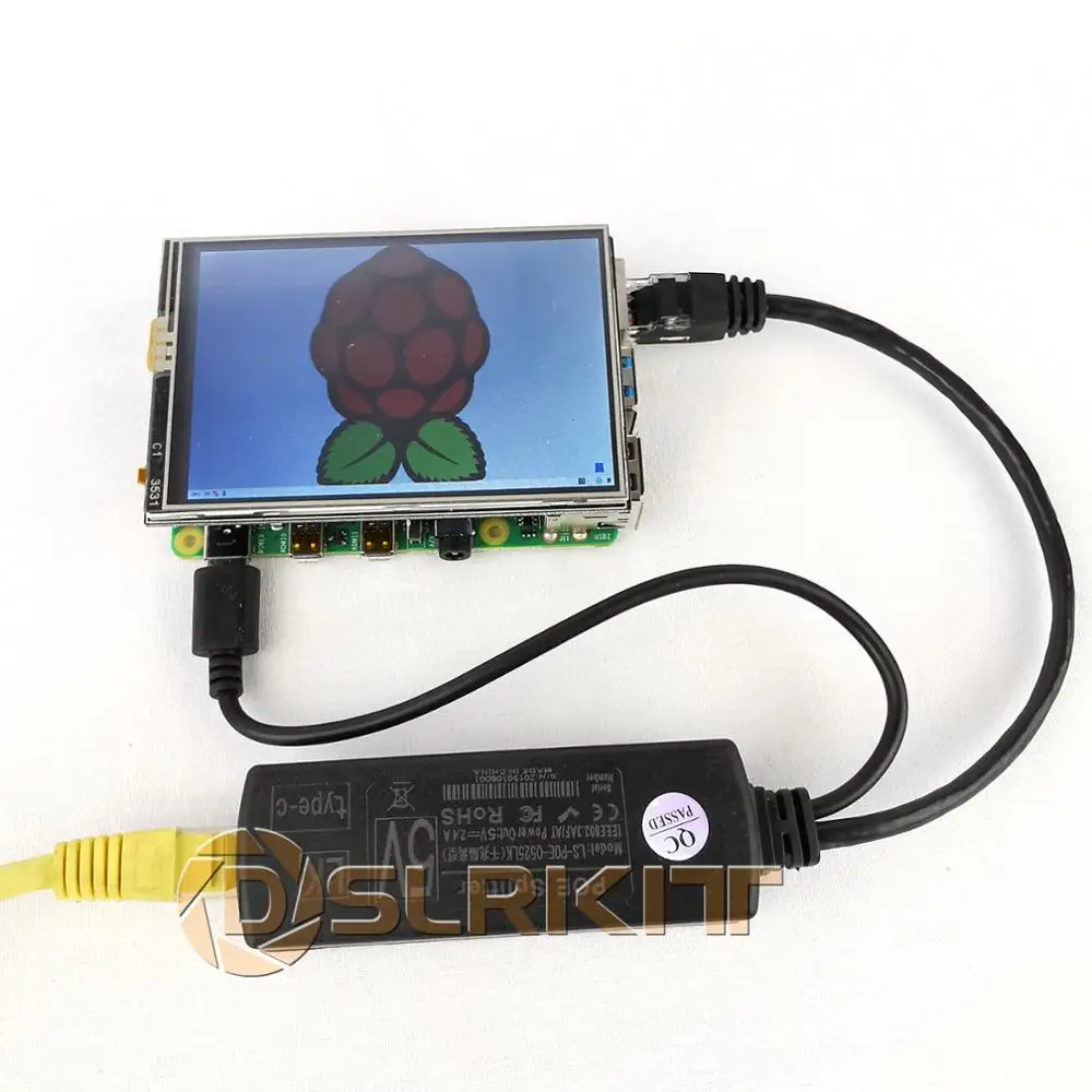 DSLRKIT Кабель с разъемом USB типа C 5V 2.4A активный сплиттер PoE Мощность Over Ethernet 802.3af 100