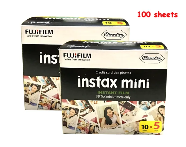 Special Offers 100 Sheets Genuine Fujifilm Instax Mini Film White Edge For Fuji Instax mini 9 8 7s 25 50 90 SP1 Instant Camera Photo Film Paper Special Offers 100 Sheets Genuine Fujifilm Instax Mini Film White Edge For Fuji Instax mini 9 8 7s 25 50 90 SP1 Instant Camera Photo Film Paper