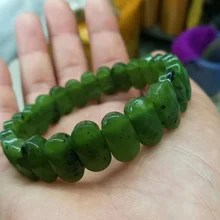 natural nephrite /canadian jade stone beads bracelet natural gemstone bracelet DIY jewelry for woman for gift wholesale ! natural nephrite /canadian jade stone beads bracelet natural gemstone bracelet DIY jewelry for woman for gift wholesale !