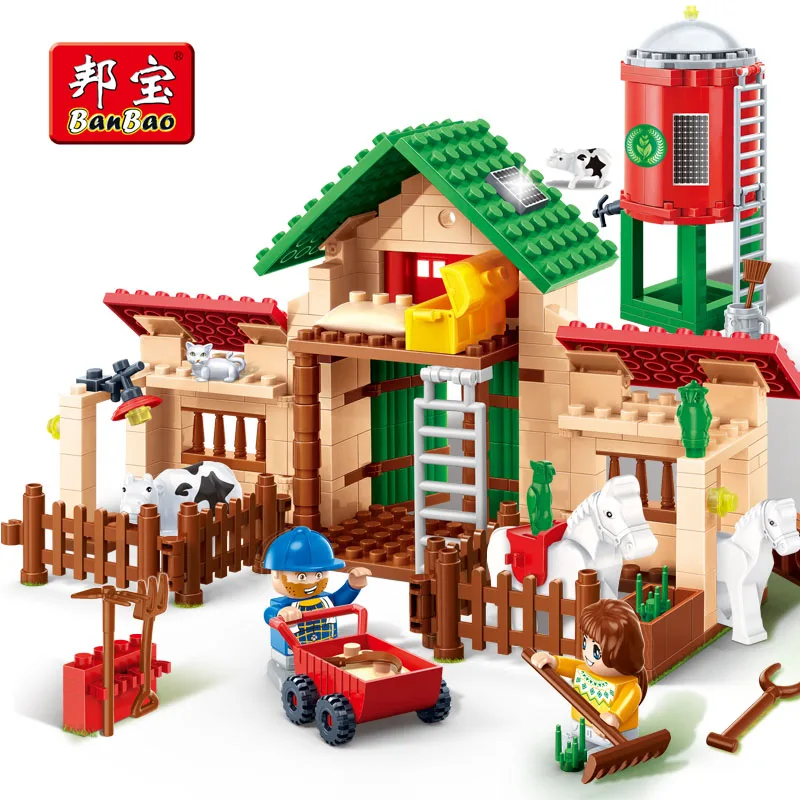 Buy BanBao 8580 Countryside Happy Farm House Bricks