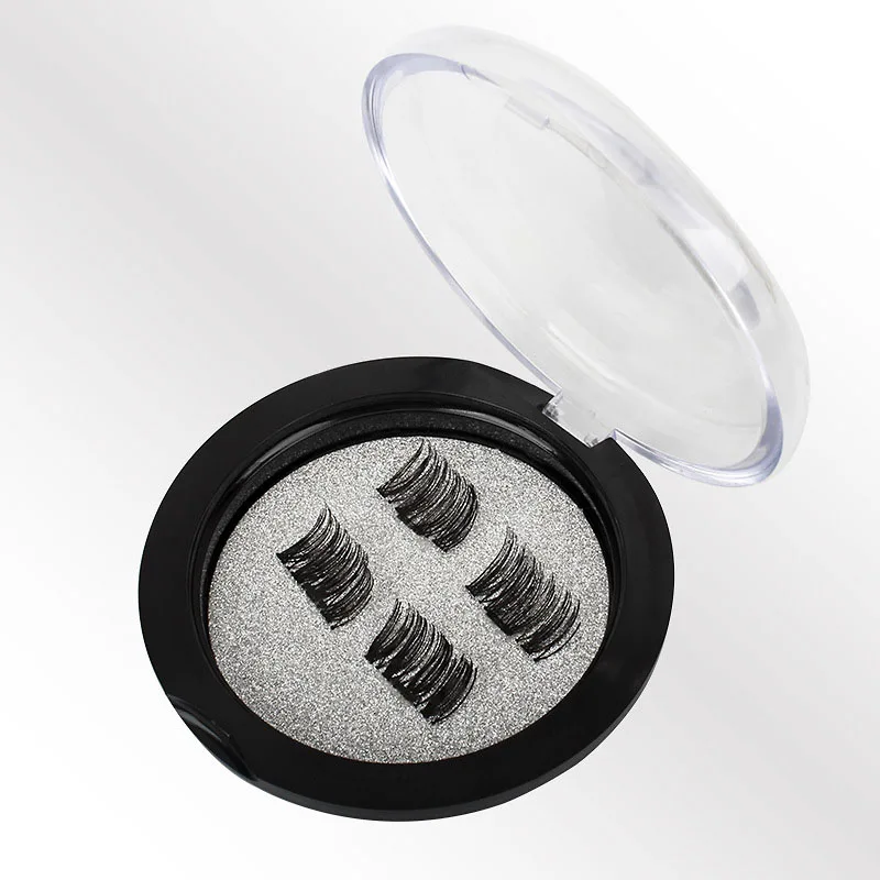 4pcs Single Eyelashes No Glue Reusable 3D Handmade False