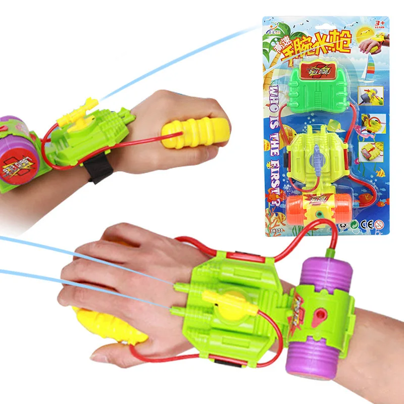 1 boîte ABS Poignet Spider man Pistolet À Eau D'arrosage Pistolet À Eau Shooter pour bain De Natation Piscine et Plage plaisir en plein air sport jouets