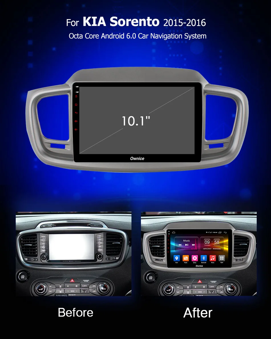 Ownice K1 K2 K3 K5 K6 Восьмиядерный Android 9,0 Автомобильный DVD радио плеер gps Navi для Kia Sorento стерео 4G 360 панорама DSP