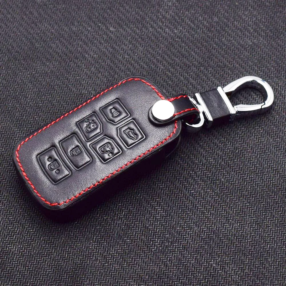 5 TOYOTA Senna 6 buttons leather car key case cover