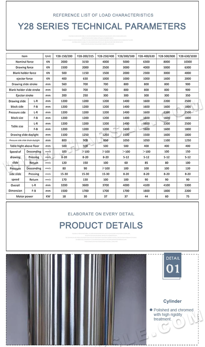 Harsle Y28-400/630 стальной металлический стрейч гидравлический пресс