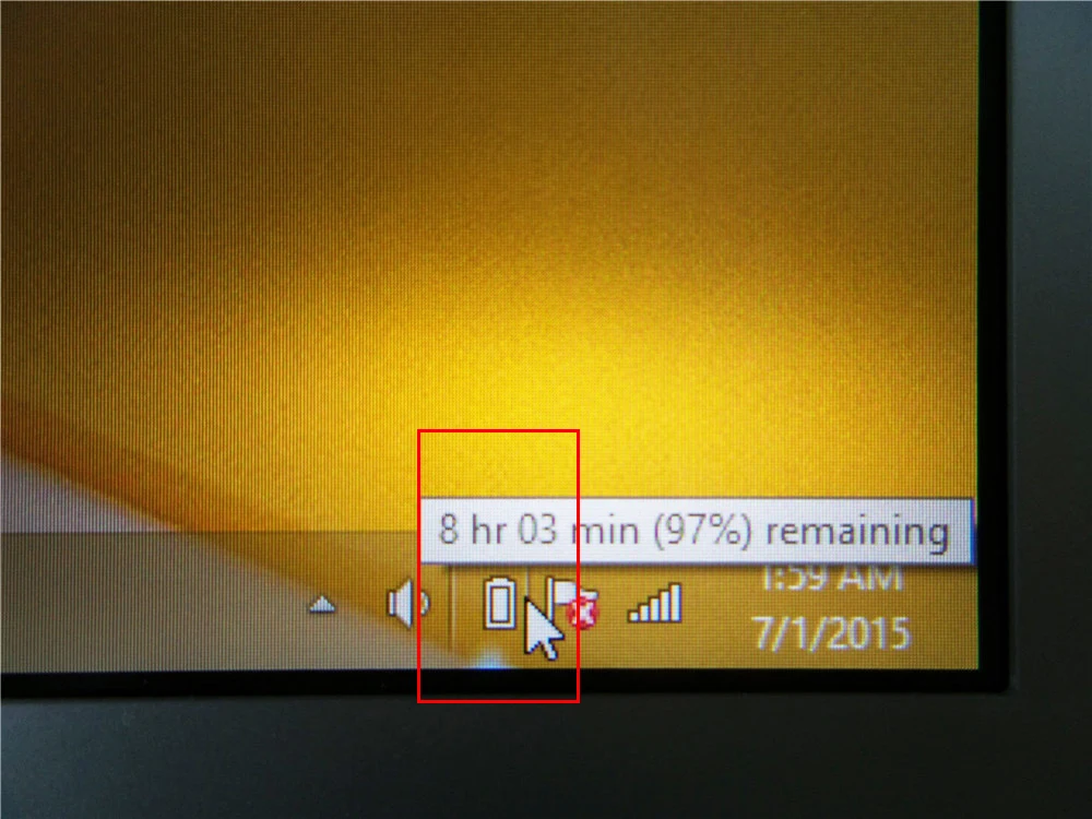 battery 8 h