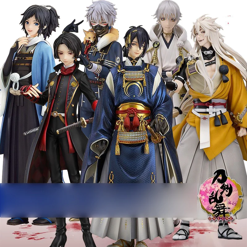 

Japanese Anime figure Touken Ranbu Online Mikazuki Munechika/Tsurumaru Kuninaga/Nakigitsune Action Figure Model Toys
