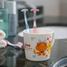 1 шт. портативный скребок для языка гигиенический уход для рта очиститель языка для полости рта свежее дыхание чайник щетка для чистки зубов Зубная щетка для ухода за полостью рта