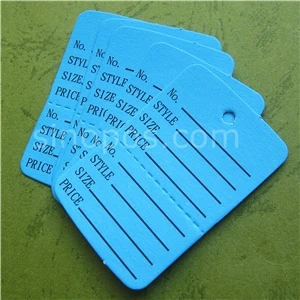 Небольшие перфорированные купонные ценники красочные, накладной ярлык для магазина висячий тег 2-части управления запасом билета инвентарь одежды карты - Цвет: Blue