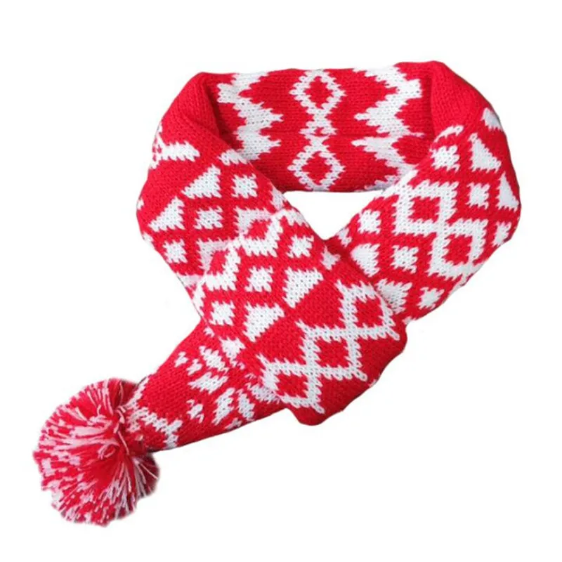 Warm Winter Pets and Owners Parent-child Scarf Red Fashionable Warm Scarf Knitting Thicken Scarf Grooming Accessories For Pets Warm Winter Pets and Owners Parent-child Scarf Red Fashionable Warm Scarf Knitting Thicken Scarf Grooming Accessories For Pets