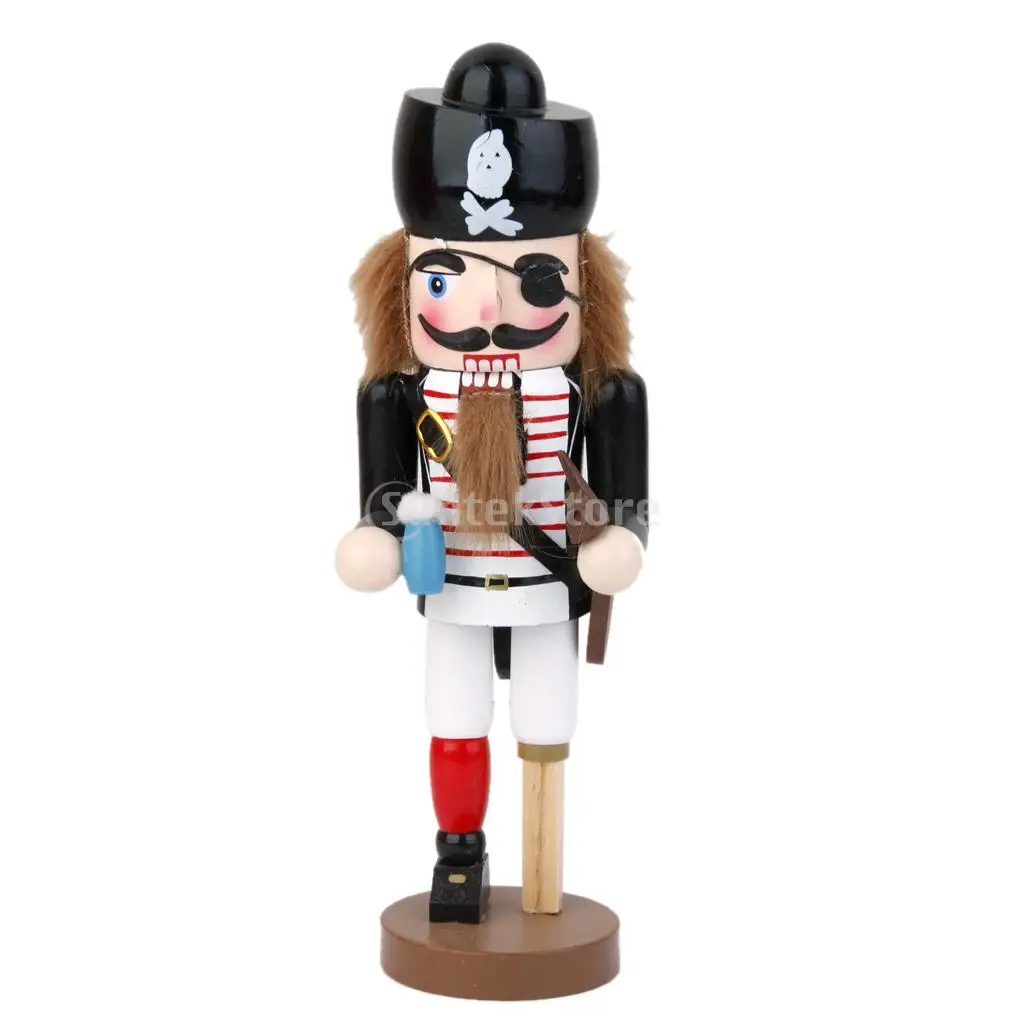 

Nutcracker Pirate Wooden Statue 25cm