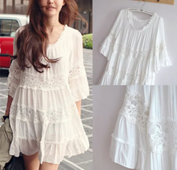 witte hippie jurk witte hippie jurk