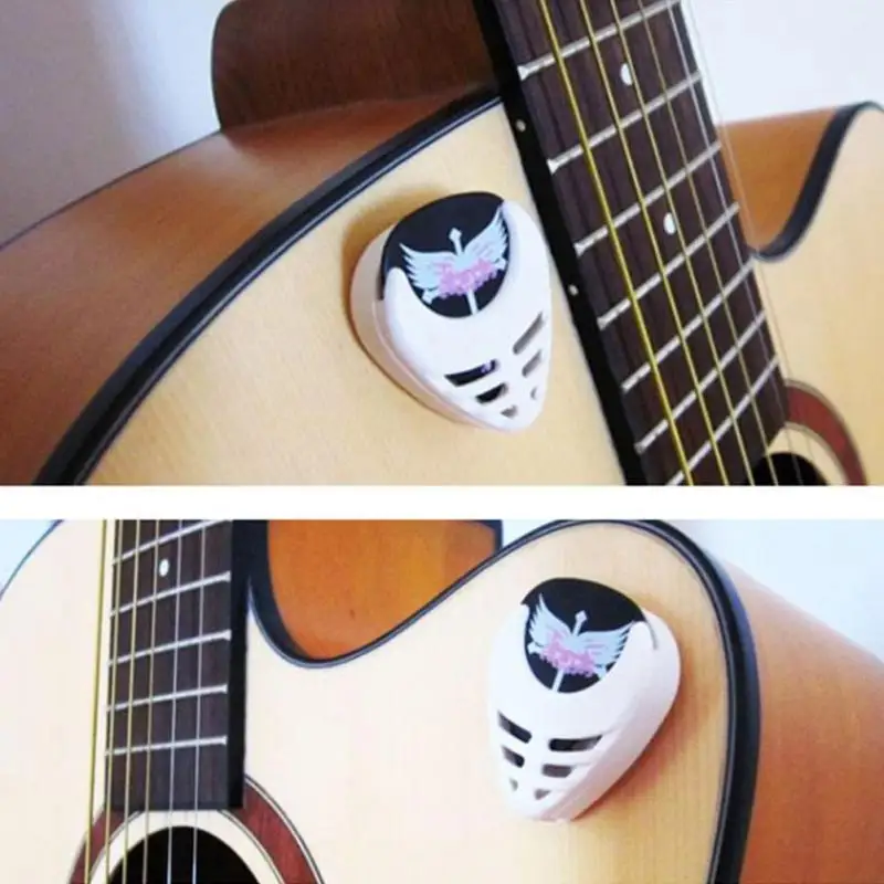 6 шт. прочный пластиковый держатель для гитары в форме сердца, аксессуары, чехол для гитары, коробка разных цветов