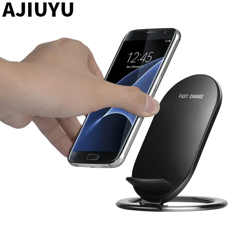 Беспроводное зарядное устройство AJIUYU для Samsung Galaxy S8 + Note 8 беспроводное S7 edge смарт